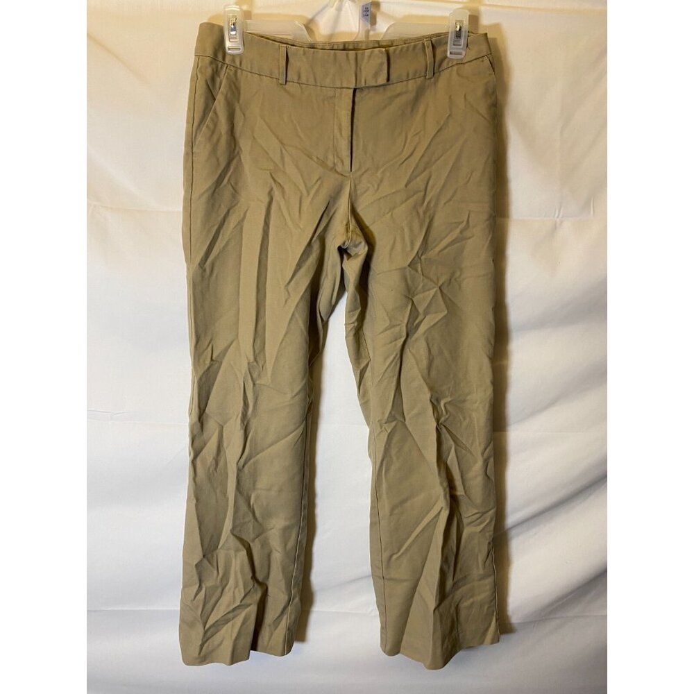 Women's Modern fit Khakis Pants Office Normcore Scandi 12 Medium Stretch